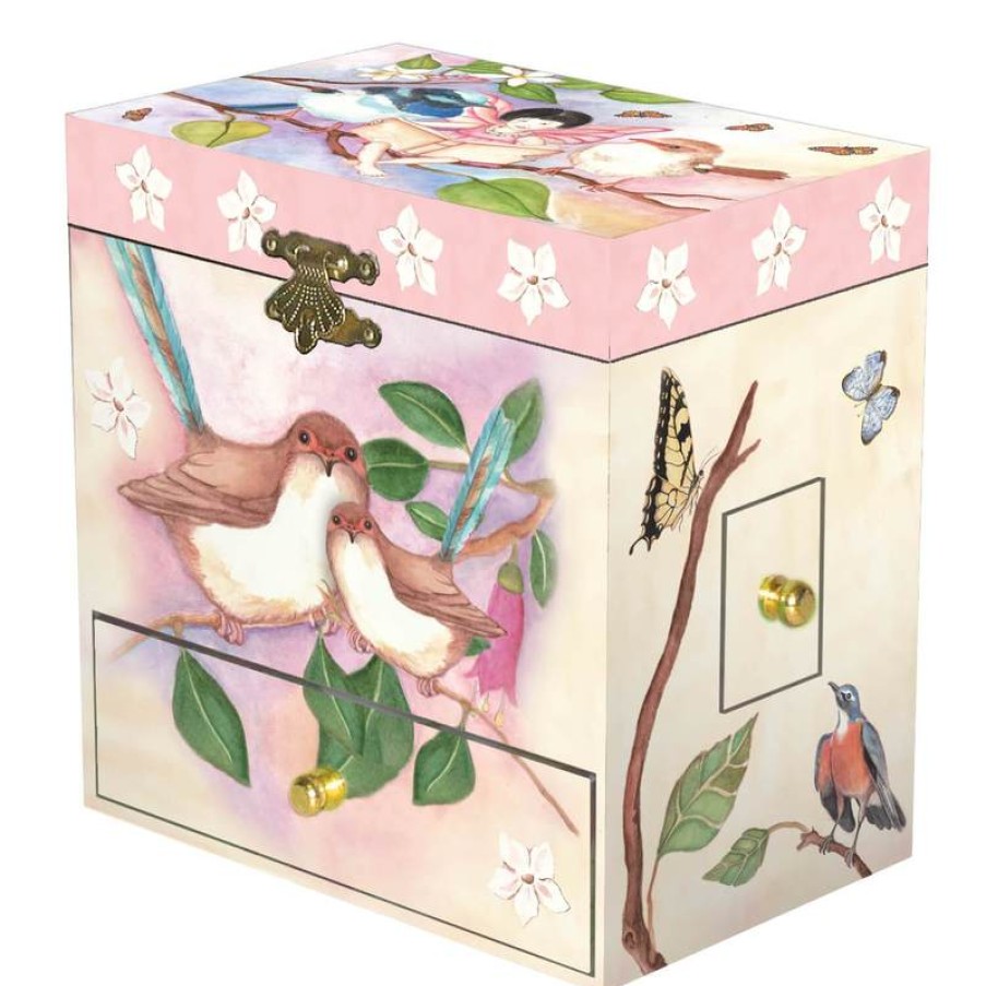 Music Boxes | Enchantmints Music Boxes Enchantmints Music Box Sweet Fairy Wrens