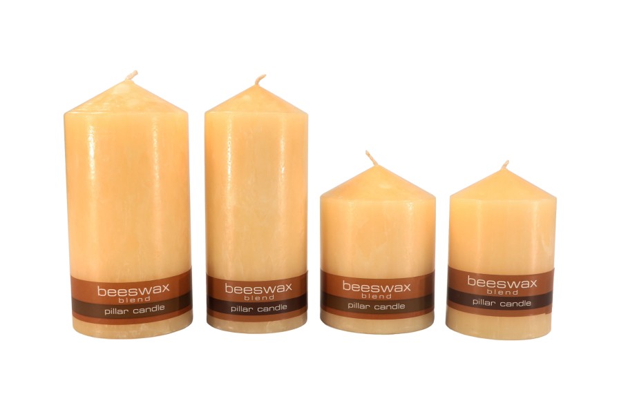 Candles & Holders | Beeswax Candles & Holders Beeswax Pillar Candle 100 X 64