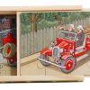 Wooden Puzzles & Jigsaws | Hjelms Sweden Wooden Puzzles & Jigsaws Boxed Puzzle Firetrucks