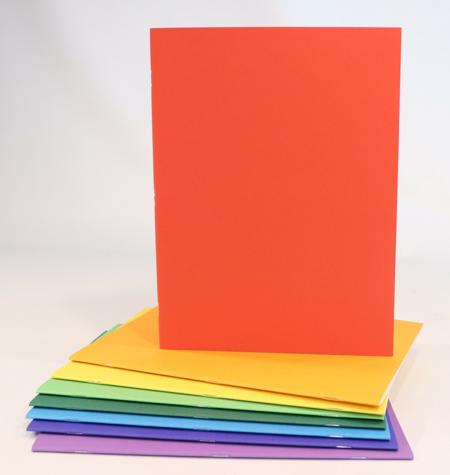 Main Lesson/Drawing Books | Sedulus Main Lesson/Drawing Books A4 Main Lesson Book, Portrait Blank, Red Heavy Cover/110Gsm Pages, 32Pp