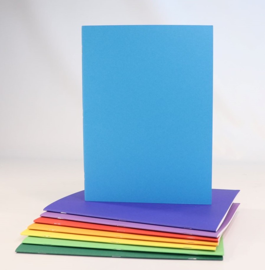 Main Lesson/Drawing Books | Sedulus Main Lesson/Drawing Books A4 Main Lesson Book, Portrait Blank, Blue Heavy Cover/110Gsm Pages, 32Pp