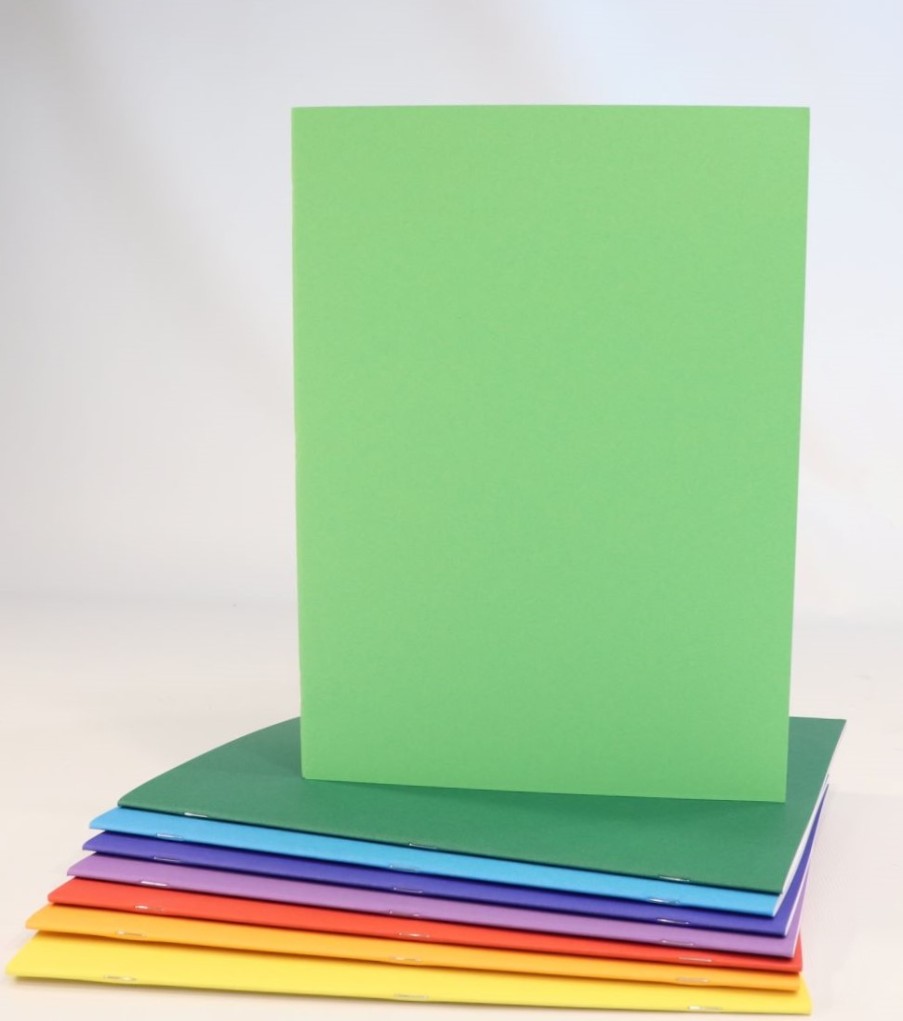 Main Lesson/Drawing Books | Sedulus Main Lesson/Drawing Books A4 Main Lesson Book, Portrait Blank, Light Green Heavy Cover/110Gsm Pages, 32Pp