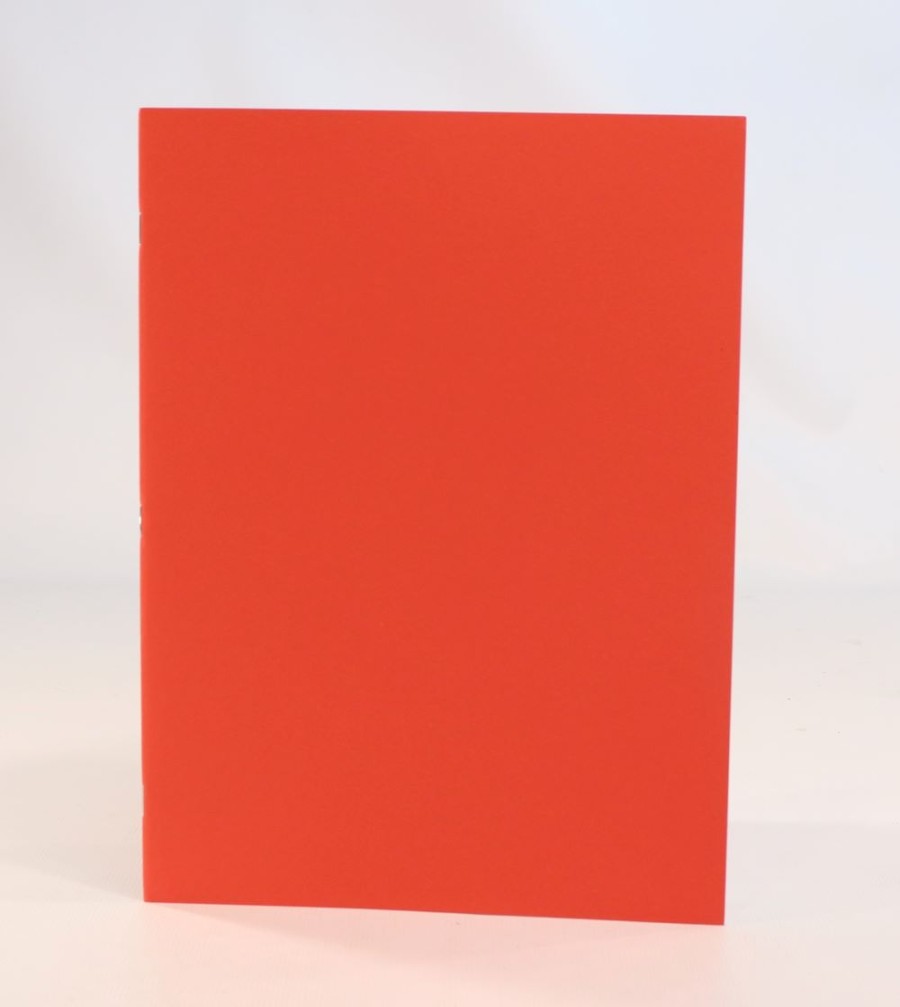 Main Lesson/Drawing Books | Sedulus Main Lesson/Drawing Books A4 Main Lesson Book, Portrait Blank, Light Cover/90Gsm Pages, Red 32 Pages