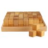 Blocks & Floor Play | Bauspiel Blocks & Floor Play Bauspiel Corner Blocks Natural 24 Pieces In A Wooden Frame