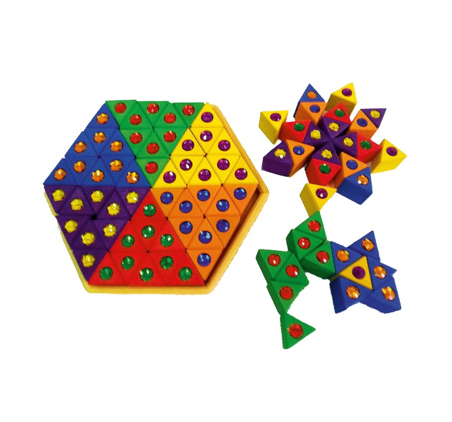 Blocks & Floor Play | Bauspiel Blocks & Floor Play Bauspiel Triangle Sparkling Block Set