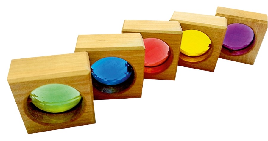 Blocks & Floor Play | Bauspiel Blocks & Floor Play Bauspiel Stainglass Faceted Window Blocks