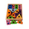 Blocks & Floor Play | Bauspiel Blocks & Floor Play Bauspiel Fairy Tale Window Colourful 36 Pieces