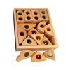 Blocks & Floor Play | Bauspiel Blocks & Floor Play Bauspiel Fairy Tale Window Natural 36 Pieces