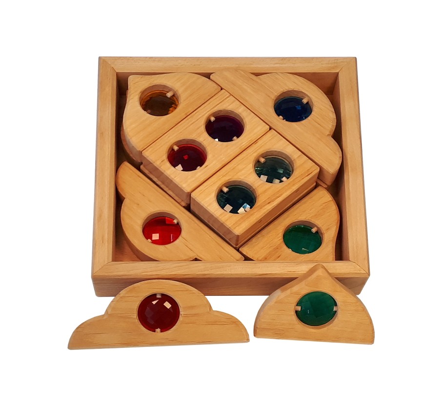 Blocks & Floor Play | Bauspiel Blocks & Floor Play Bauspiel Fairy Tale Window Natural 12 Pieces