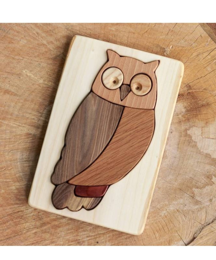 Wooden Puzzles & Jigsaws | Cocoletes Wooden Puzzles & Jigsaws Cocoletes Owl Puzzle