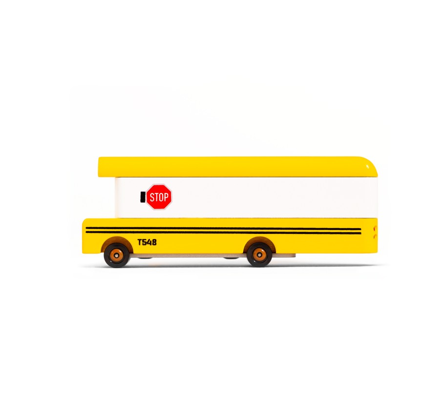 Wooden Cars: Candylab | Candylab Wooden Cars: Candylab Candylab - School Bus