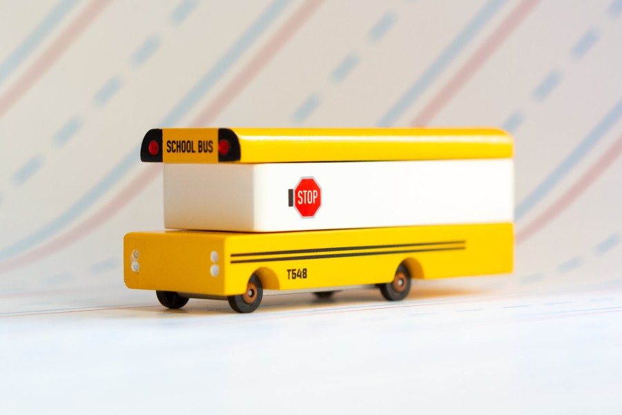 Wooden Cars: Candylab | Candylab Wooden Cars: Candylab Candylab - School Bus