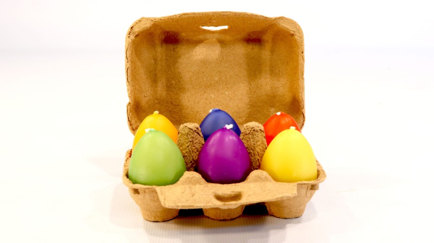 Easter | Beeswax Easter Beeswax Candle Rainbow Eggs