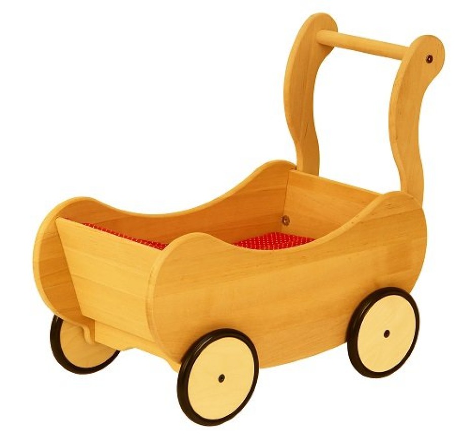 Doll'S Prams & Furniture | Drewart Doll'S Prams & Furniture Drewart Wooden Pram Without Hood