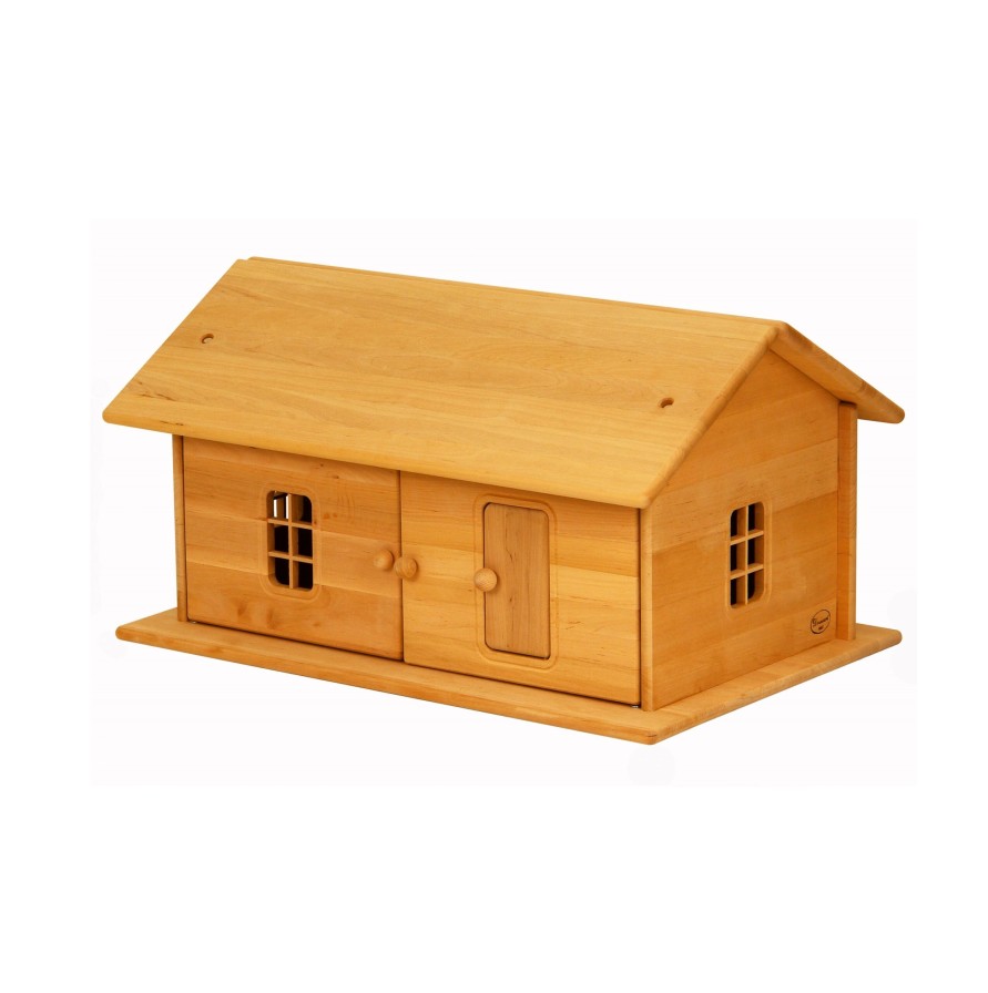 Wooden Dollhouses & Treehouses | Drewart Wooden Dollhouses & Treehouses Drewart House With Natural Roof, Big