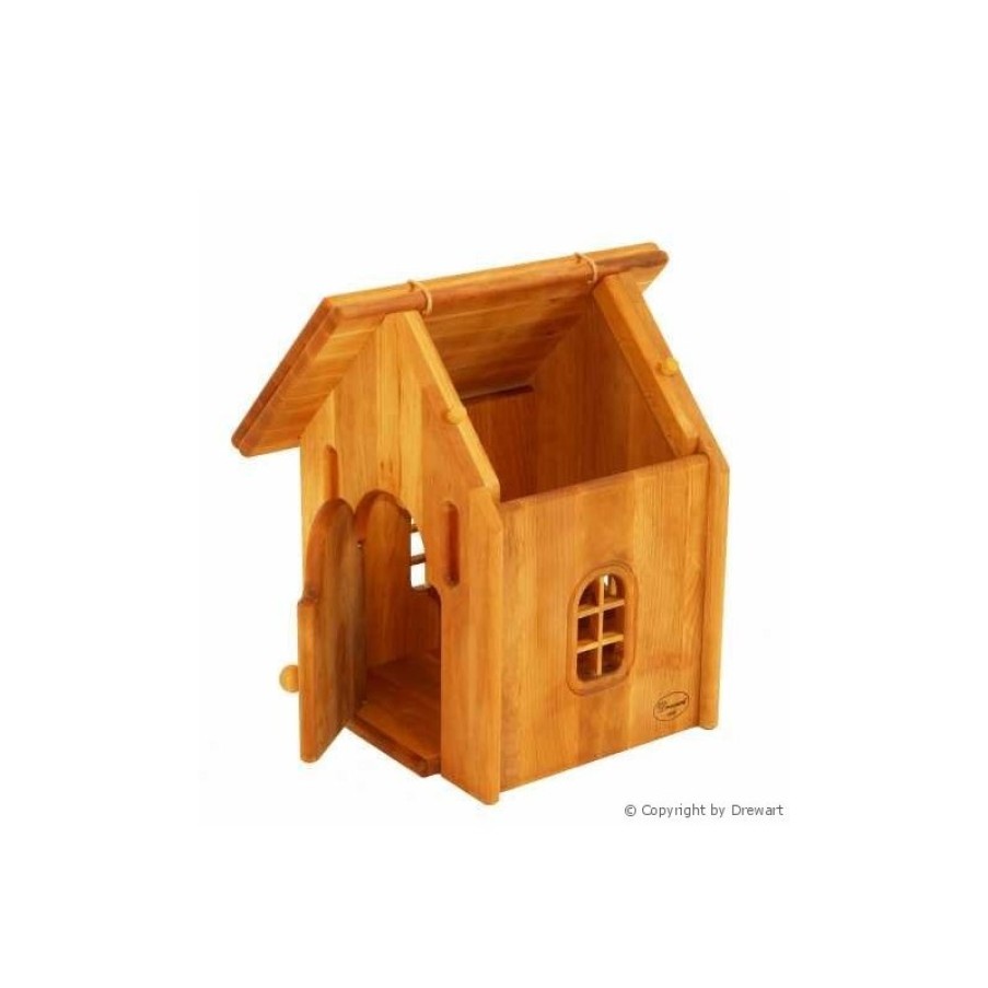 Wooden Dollhouses & Treehouses | Drewart Wooden Dollhouses & Treehouses Drewart Tiny House With Natural Roof