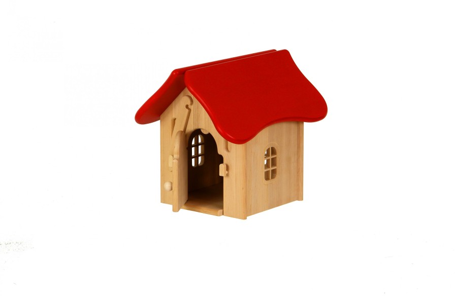 Wooden Dollhouses & Treehouses | Drewart Wooden Dollhouses & Treehouses Drewart Witches Shed Red Roof