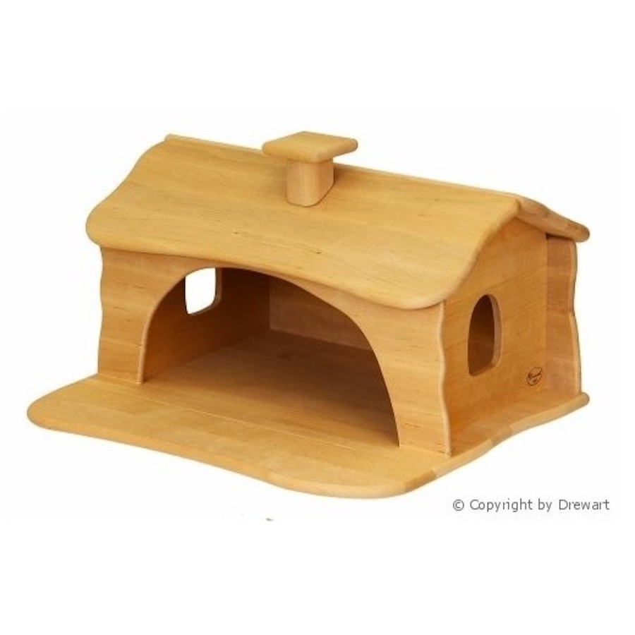 Wooden Dollhouses & Treehouses | Drewart Wooden Dollhouses & Treehouses Drewart Gnome'S House, Large