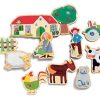 Magnetic Puzzles | Misc Magnetic Puzzles Djeco Farm Magnets