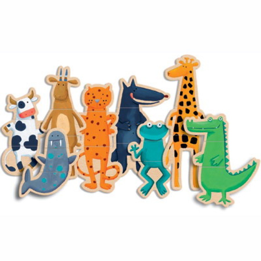 Magnetic Puzzles | Misc Magnetic Puzzles Djeco Crazy Animals Magnets