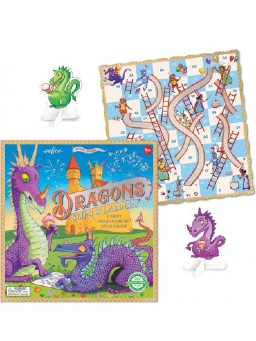 Co-Operative And Board Games | eeBoo Co-Operative And Board Games Eeboo Slips And Ladders Board Game