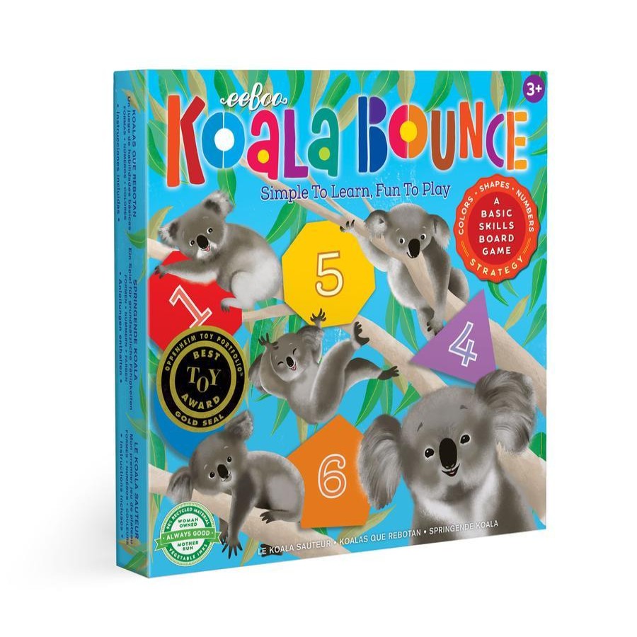 Co-Operative And Board Games | eeBoo Co-Operative And Board Games Eeboo Koala Bounce Board Game