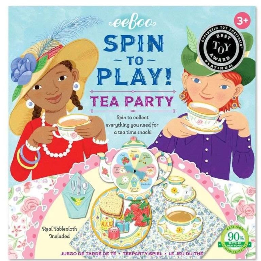 Co-Operative And Board Games | eeBoo Co-Operative And Board Games Eeboo Tea Party Board Game