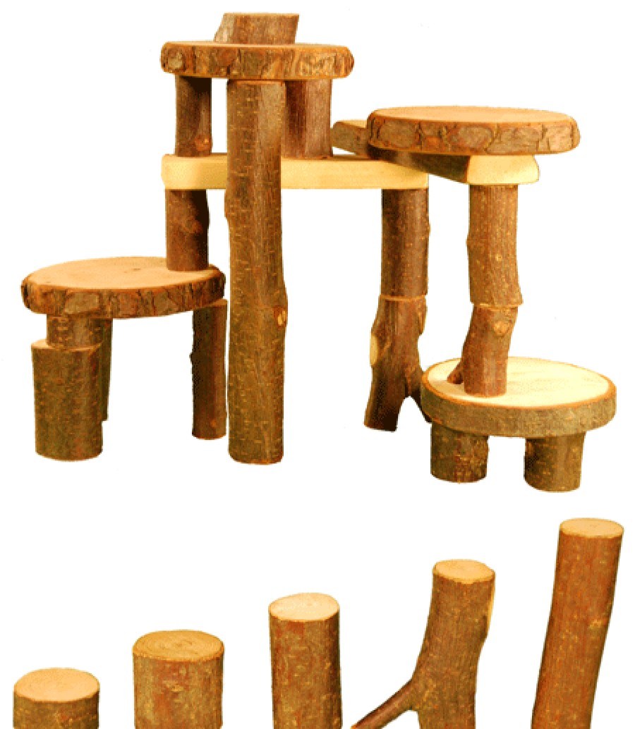 Blocks & Floor Play | Magic Wood Blocks & Floor Play Magic Wood Eco Blocks, 22 Pcs