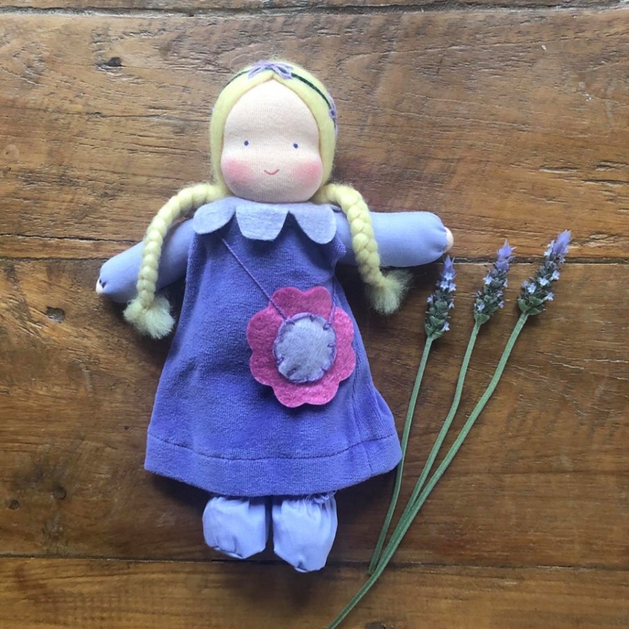 Waldorf Dolls | Evi Waldorf Dolls Evi Doll Flowergirl Violet