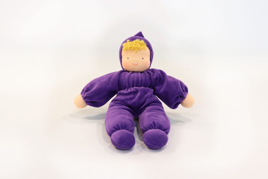 Waldorf Dolls | Evi Waldorf Dolls Evi Cuddle Baby Purple