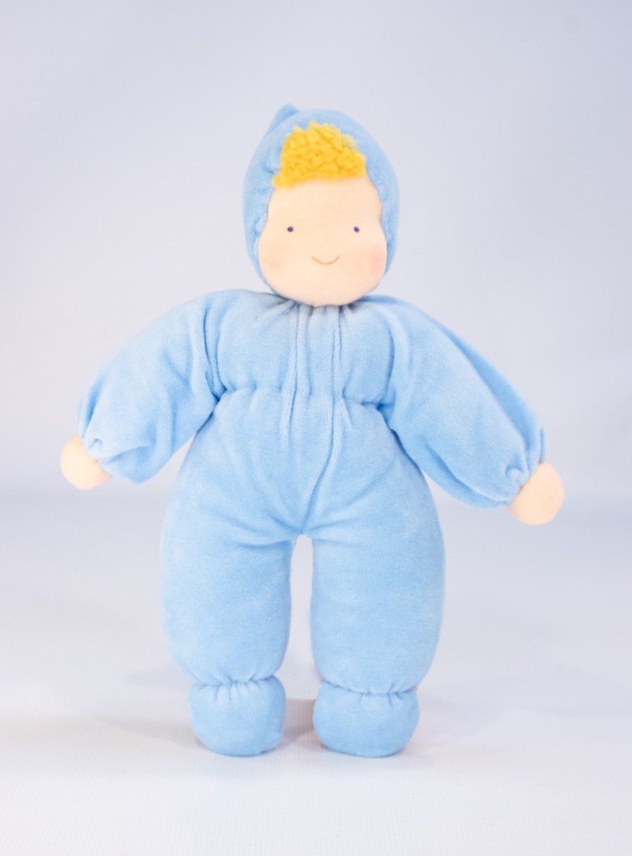 Waldorf Dolls | Evi Waldorf Dolls Evi Cuddle Baby Blue