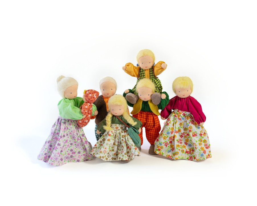 Dollhouse Dolls | Evi Dollhouse Dolls Evi Doll Family With Blonde Hair