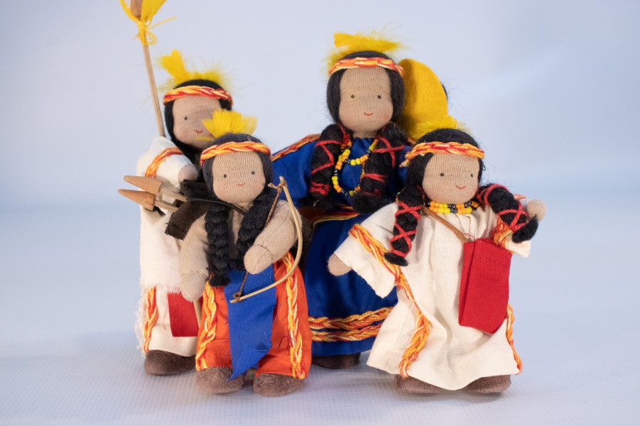 Dollhouse Dolls | Evi Dollhouse Dolls Evi Doll Family Native American