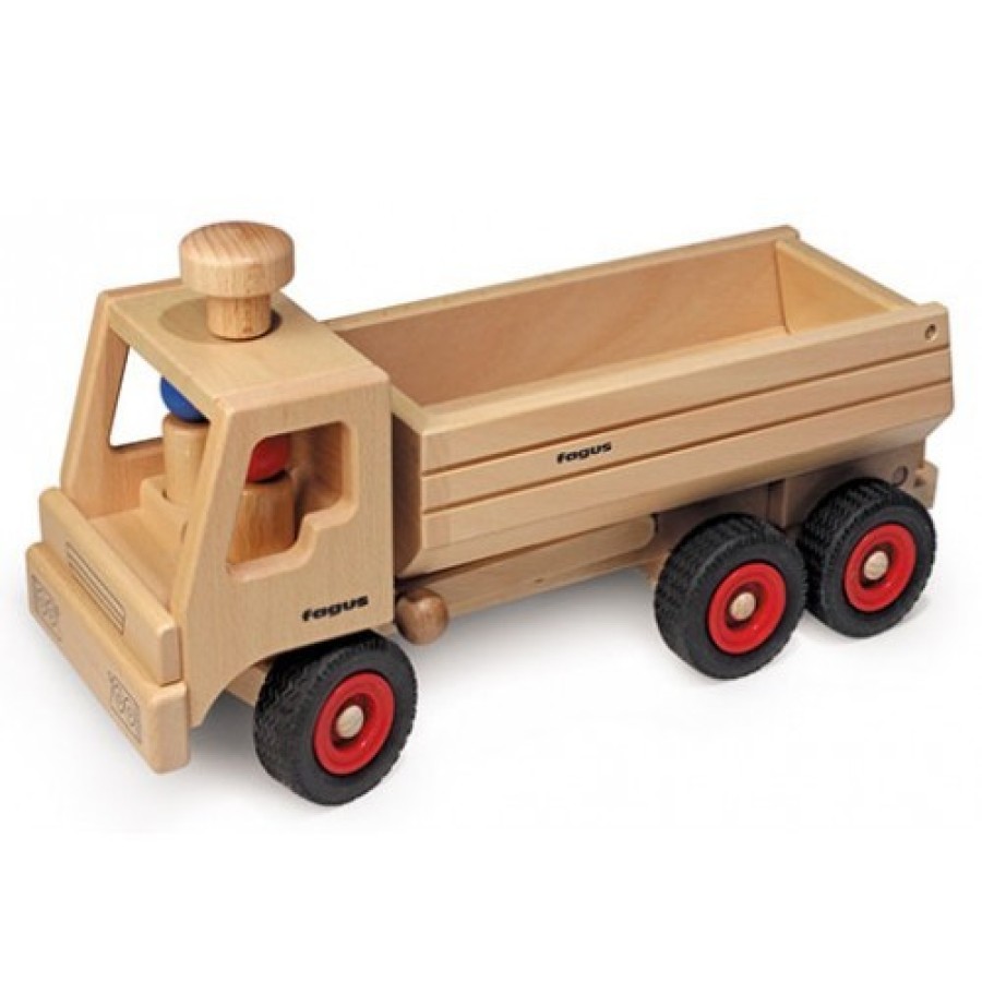 Wooden Cars & Trucks: Fagus | Fagus Wooden Cars & Trucks: Fagus Fagus Container Tipper Truck