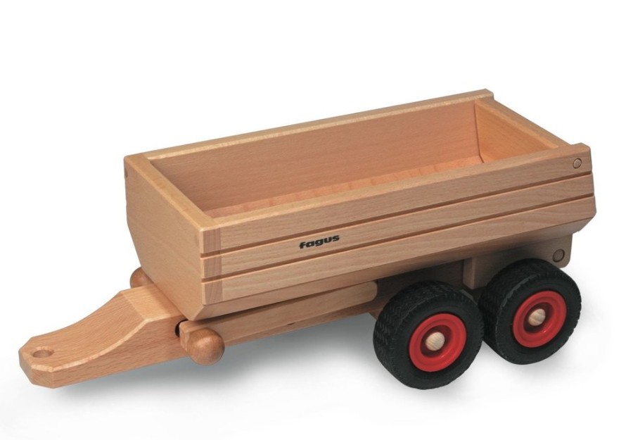 Wooden Cars & Trucks: Fagus | Fagus Wooden Cars & Trucks: Fagus Fagus Container Tipper Trailer