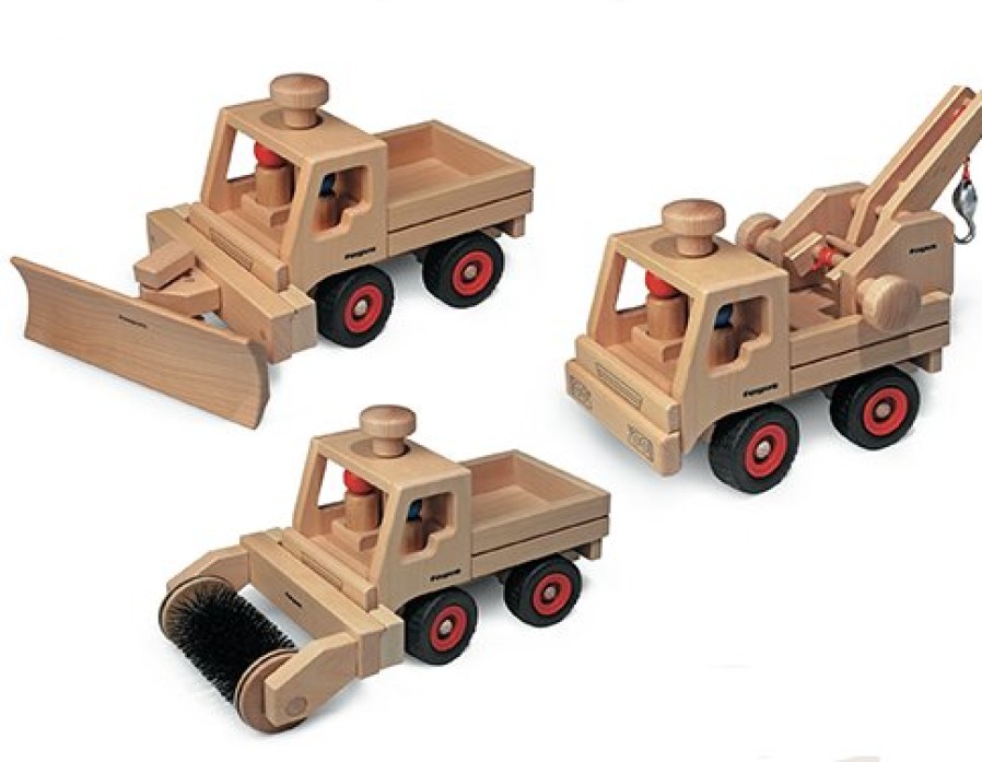 Wooden Cars & Trucks: Fagus | Fagus Wooden Cars & Trucks: Fagus Fagus Sweeper Extension