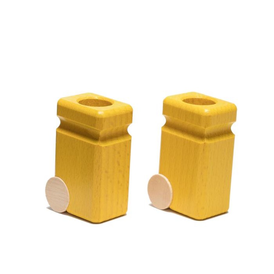 Wooden Cars & Trucks: Fagus | Fagus Wooden Cars & Trucks: Fagus Fagus Garbage Cans Yellow