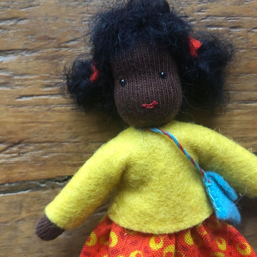 Seasonal Felt Fairies | Ambrosius Seasonal Felt Fairies Ambrosius Doll Daughter Dark Skin