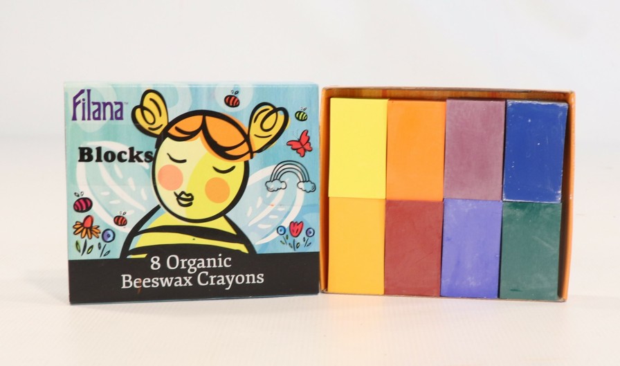 Easter | Filana Easter Filana Organic Beeswax Crayons, Rainbow Blocks 8