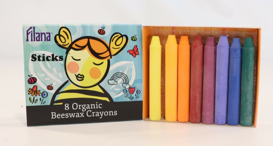 Easter | Filana Easter Filana Organic Beeswax Crayons, Rainbow Sticks 8