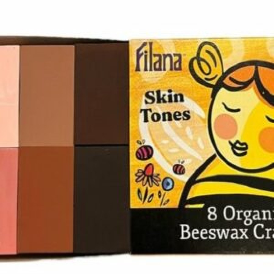 Drawing | Filana Drawing Filana Organic Beeswax Crayons, Skin Tones Block 8