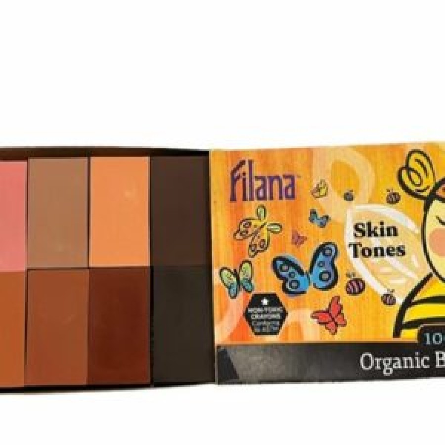 Drawing | Filana Drawing Filana Organic Beeswax Crayons, Skin Tones Block 12