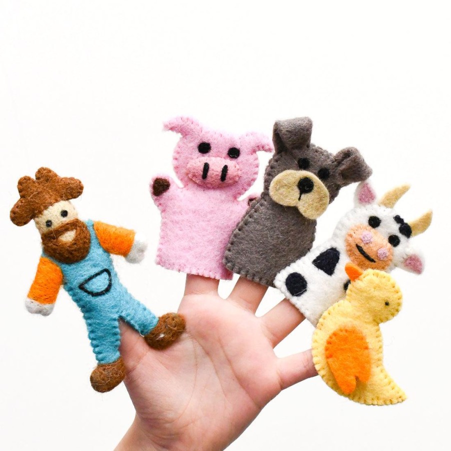 Puppets | Tara’s Treasures Puppets Finger Puppets Old Macdonald