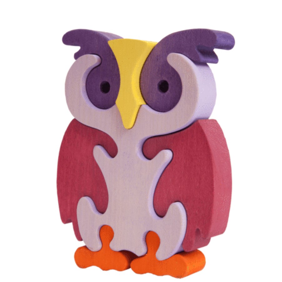 Fauna Wooden Animal Puzzles | Fauna Fauna Wooden Animal Puzzles Fauna Puzzle Owl