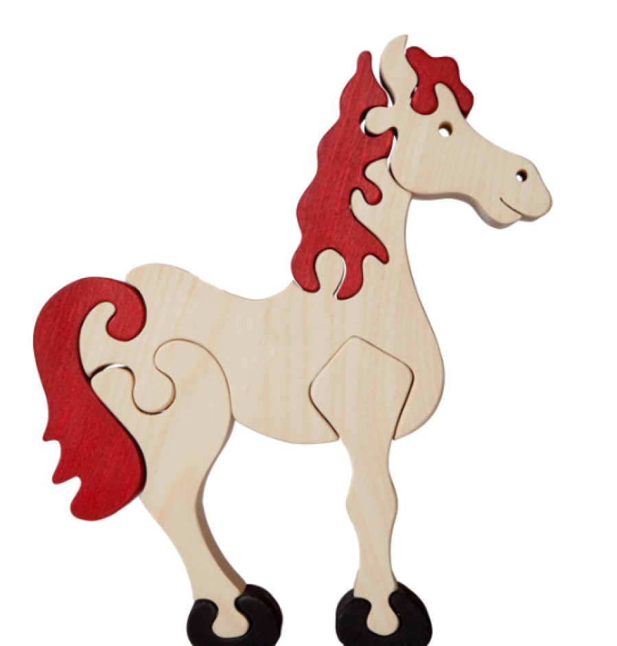 Fauna Wooden Animal Puzzles | Fauna Fauna Wooden Animal Puzzles Fauna Puzzle Horse