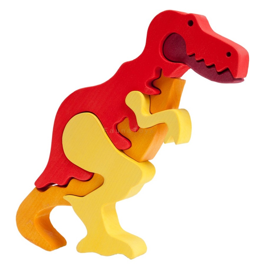 Fauna Wooden Animal Puzzles | Fauna Fauna Wooden Animal Puzzles Fauna Puzzle T Rex