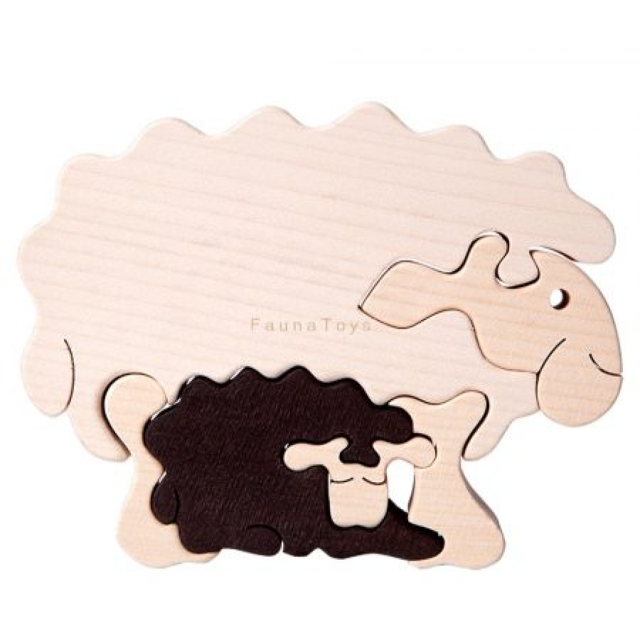 Fauna Wooden Animal Puzzles | Fauna Fauna Wooden Animal Puzzles Fauna Puzzle Lamb