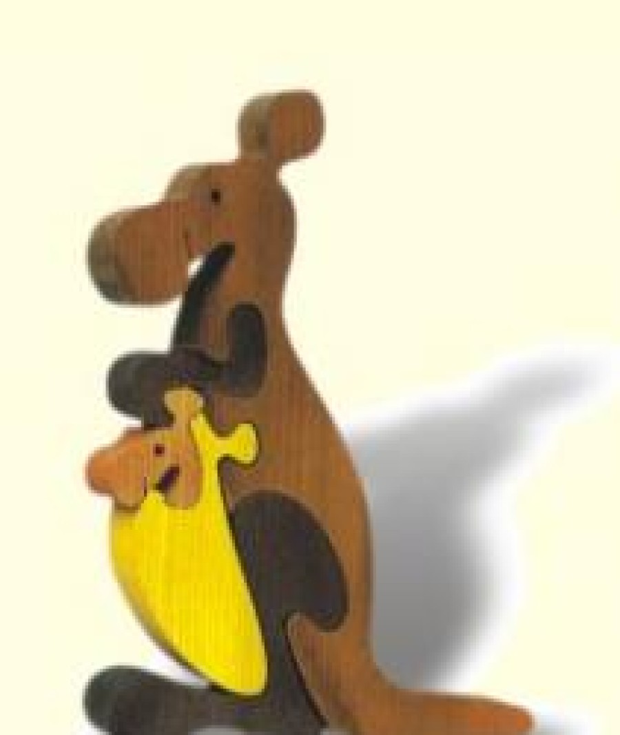 Fauna Wooden Animal Puzzles | Fauna Fauna Wooden Animal Puzzles Fauna Puzzle Kangaroo