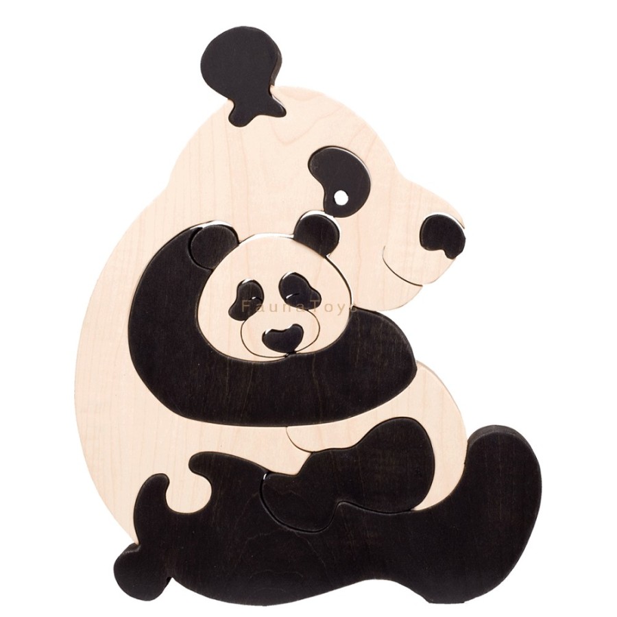 Fauna Wooden Animal Puzzles | Fauna Fauna Wooden Animal Puzzles Fauna Puzzle Panda