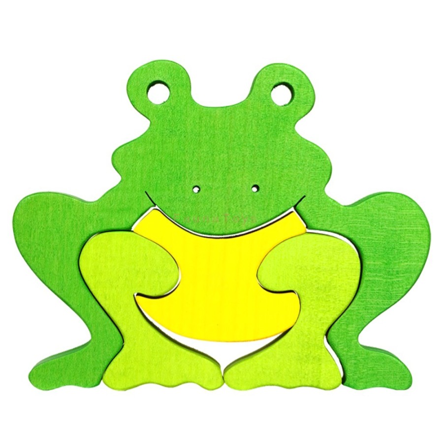 Fauna Wooden Animal Puzzles | Fauna Fauna Wooden Animal Puzzles Fauna Puzzle Frog